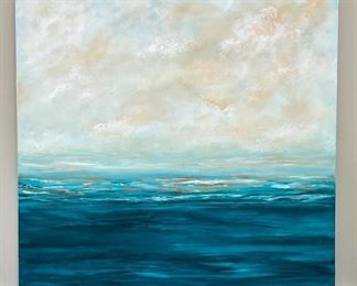 "Ocean Scene" Oil on Canvas