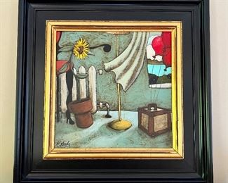 Oil on Canvas Signed M. Luedy