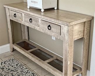 Distressed Console Table
