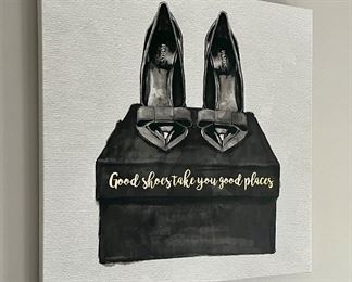 "Shoes" on Stretched Canvas