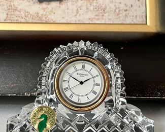 Small Waterford Mantle Clock with Box