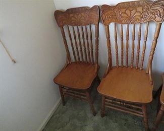 Vintage wooden chairs