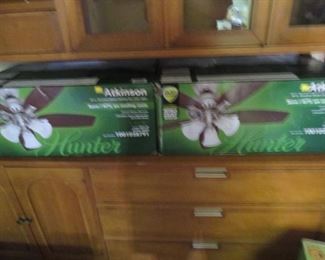 2 new in the box ceiling fans