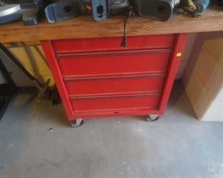 4-drawer toolbox on wheels