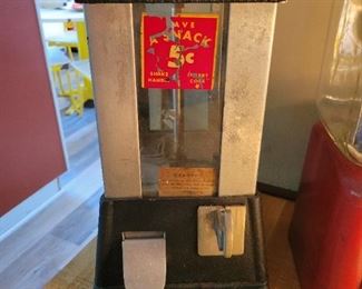 Vintage Sun Five Cent Snack Machine