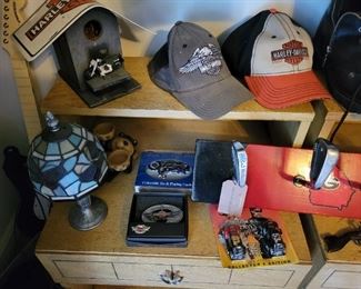 Harley Davidson Hats and Decor