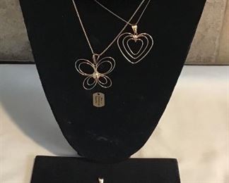 14K Pendants and Earrings