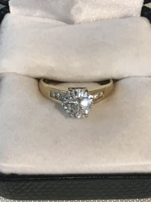 18kt Gold Diamond 1.22ct Ring