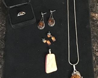 Amber Color Jewelry