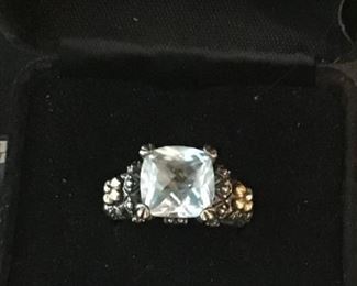 Barbara Bixby Cut Blue Topaz