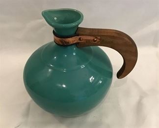 Vintage Bauer Turquoise Pitcher