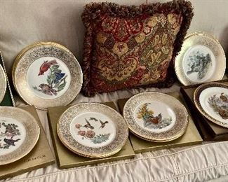Lenox  Bird Plates   Boxed Price  25,  No Box   20 each