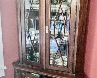 Lot 583 Corner Cabinet with Locks    300