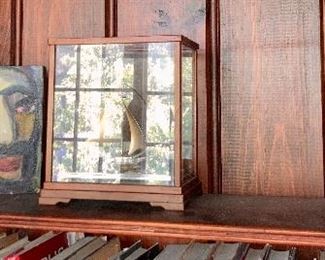 Lot 414 Sailboat in Case   20