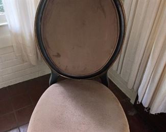 LOT #1  Medallion Back side Chair   75