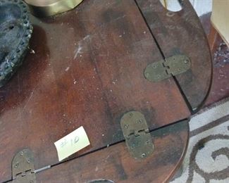 Lot #10  Butlers side Table    40