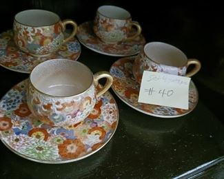 Lot 40 set 4 Satsuma demi C & S     20 all