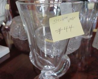 Lot 44   Steuben Glass Vase  300