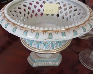 Lot 49  Old Paris "Style" footed centerpiece   60