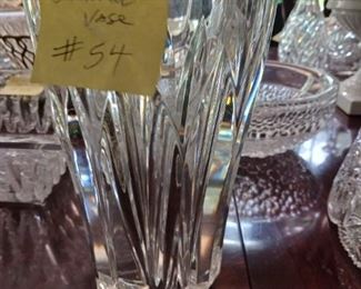 Lot 54  Baccarat "Jasmine" 10"  Vase   300