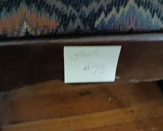 Lot 75   Vanity stool  40