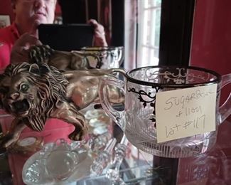 Lot 117 silver overlay with Lion  lot   20