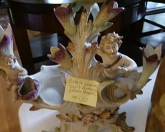 Lot 150   German Bisque Cupid Mantle Bowl      50
