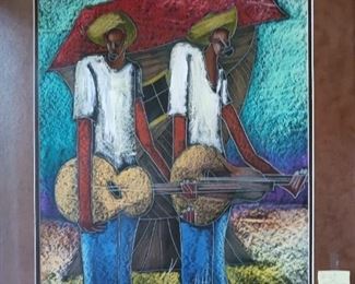 Lot 163 Kennith Humphreys 2 guitar platers Orig.  300