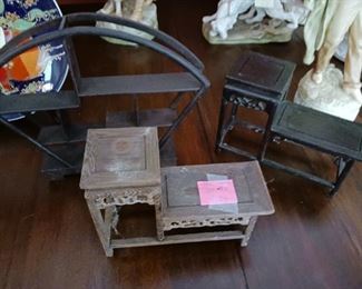 Lot 184   Teak stand Lot  4         40 set