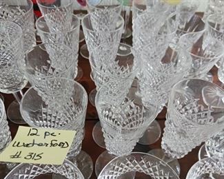 Lot 315   Waterford   Flutes  12 pieces  200 