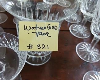 Lot 321  waterford Vase   30