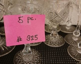 Lot 325  Cordials  5 pcs  20 all