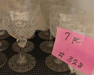 Lot 328  Cordials 7 pc   28