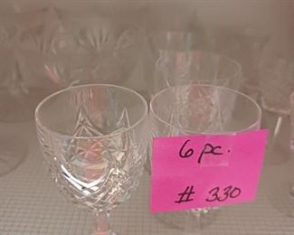 Lot 330  Cordials 6 pc  24