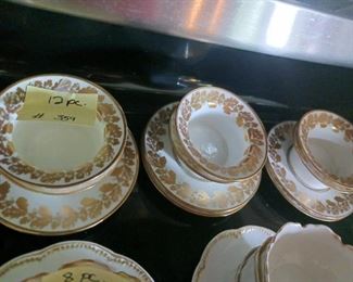 Lot 359  Set 6 Ramekins with saucers  30 all