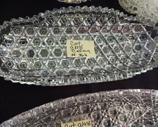 Lot 368  Cut Glass Celery   35