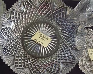 Lot 373   Low size Cut Glass Bowl  40