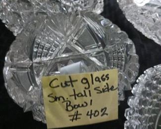 Lot 402 small cut deep 4" cupped bowl  20