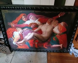 Lot 427  Veronese Copy Oil Canvas Old Master   100