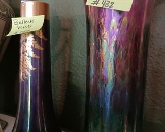 Lot 432  C . Hall art Glass Vase   60