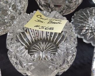 Lot 568  Cut Glass small 3" bowl  15
