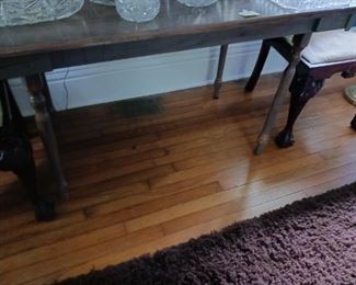 Lot 577 Walnut small Dining Table  100