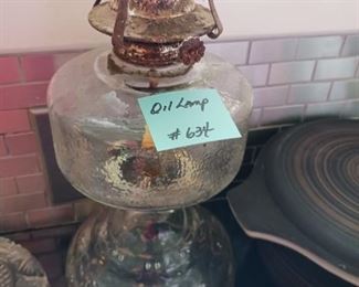 Lot 634 Oil Lamp   10