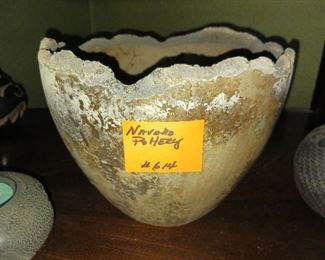 Lot 614  Navajo Dug pottery     40