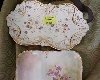 Lot 460 Group lot 3 Bavarian china pieces    20