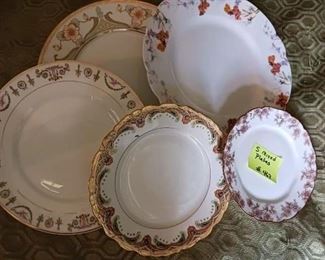 Lot 463  Group lot Mixed China Plates 5   15 all