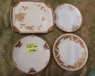 Lot 466 Group lot Mixed Gold Band small Plates  20 all