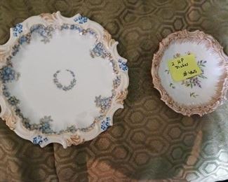 Lot 465  2 Handpainted dishes   15