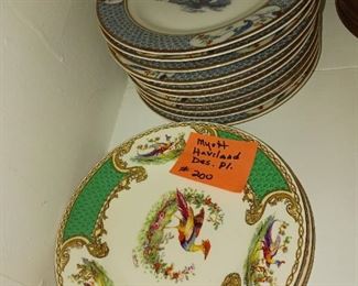Lot 200 Group Lot Myott/Haviland dessert Plates  42  all