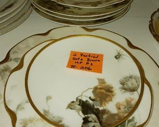 Lot 206 Group Lot Brown HP Plate sets 2 sets  20 all